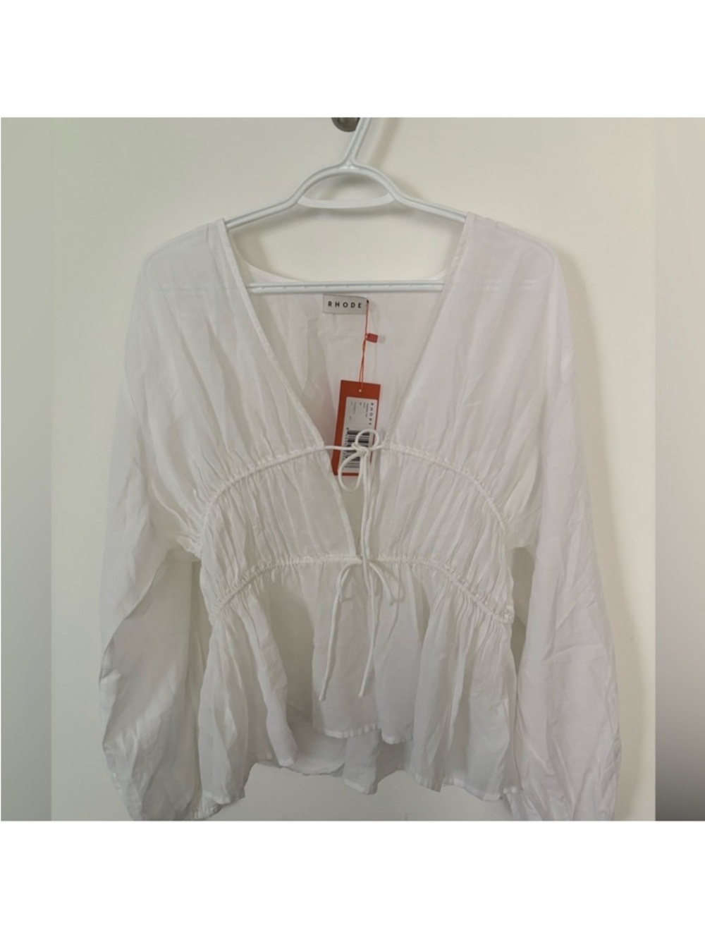 Rhode Resort Samara Top | White | XS | NWT - Picture 5 of 7